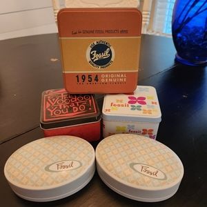 COPY - Fossil Tin Watch Boxes